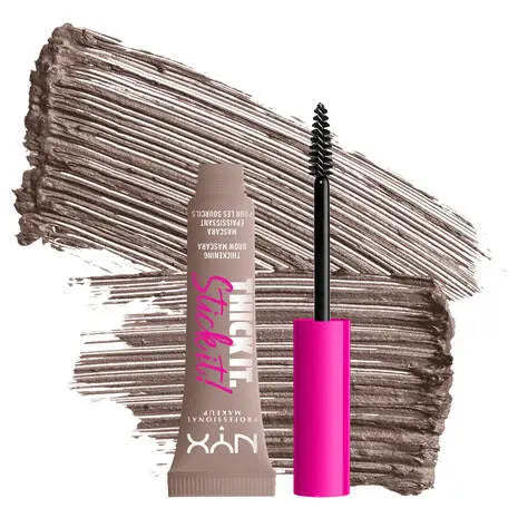 NYX Professional Makeup Thick It. Stick It! Brow Gel 02 Cool Blonde, getinte wenkbrauwgel, foto 3 van 4