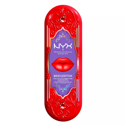 NYX Professional Makeup x Bridgerton Royal Treasures Duo Lipkit 04 Rogue Romance + Flirt Alert