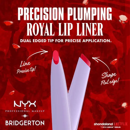 NYX Professional Makeup x Bridgerton Royal Treasures Duo Lipkit 04 Rogue Romance + Flirt Alert