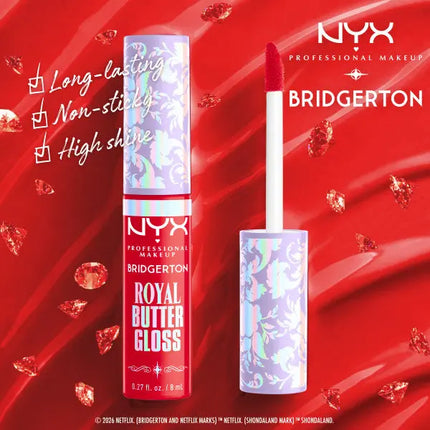 NYX Professional Makeup x Bridgerton Royal Treasures Duo Lipkit 04 Rogue Romance + Flirt Alert