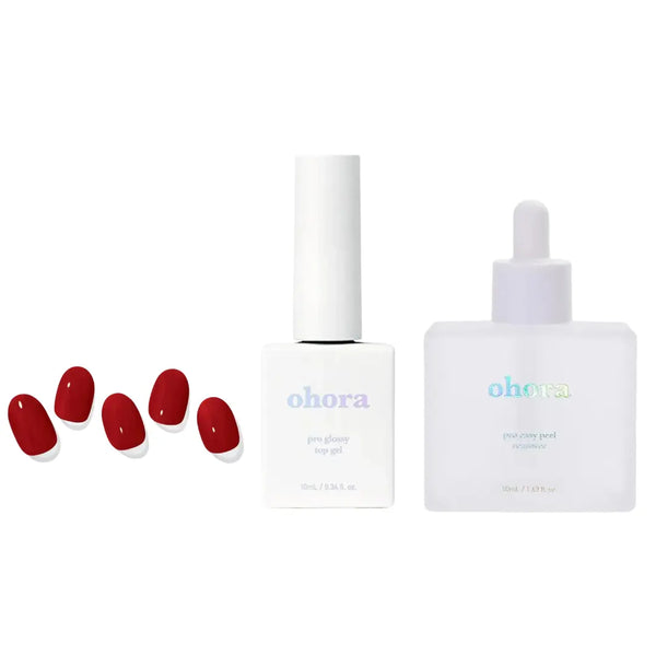 Buy Ohora Semi Cured Gel Nail Strips Set online | Shop at Boozyshop!