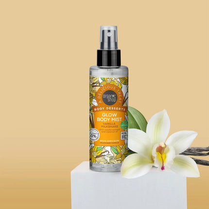 Organic Shop Body Desserts Glow Body Mist Vanilla Milkshake