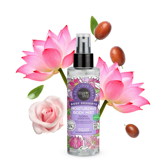 Organic Shop Body Desserts Moisturizing Body Mist Floral Cocktail