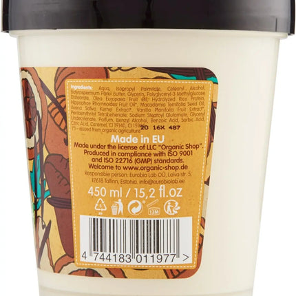 Organic Shop Body Desserts Vanilla Whipped Cream Moisturizing Body Cream