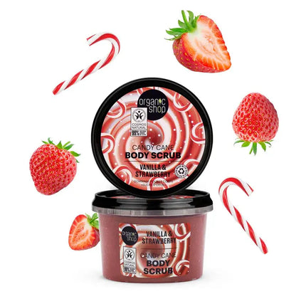 Organic Shop Body Scrub Candy Cane