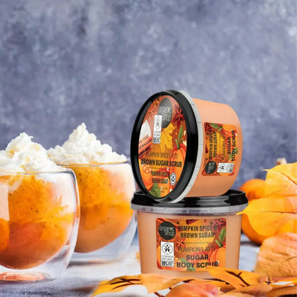 Organic Shop Brown Sugar Body Scrub Pumpkin Spice Latte