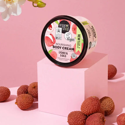 Organic Shop Nourishing Body Cream Lychee