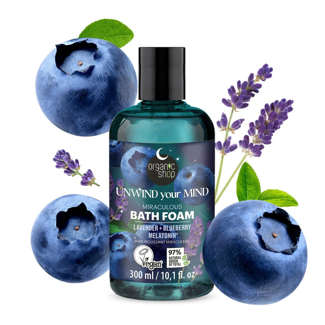 Organic Shop Sleeping Miraculous Bath Foam Unwind Your Mind