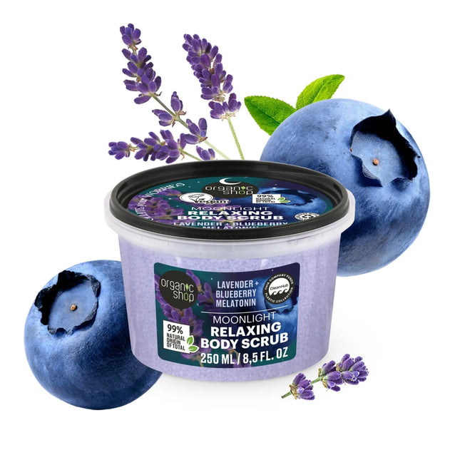 Organic Shop Sleeping Moonlight Body Scrub Exfoliate Your Worries