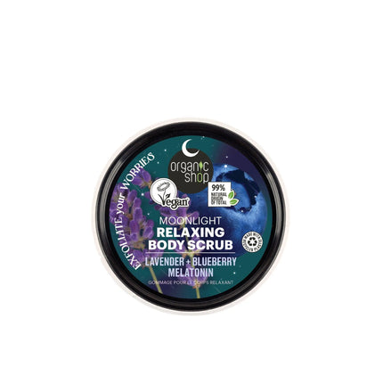 Organic Shop Sleeping Moonlight Body Scrub Exfoliate Your Worries