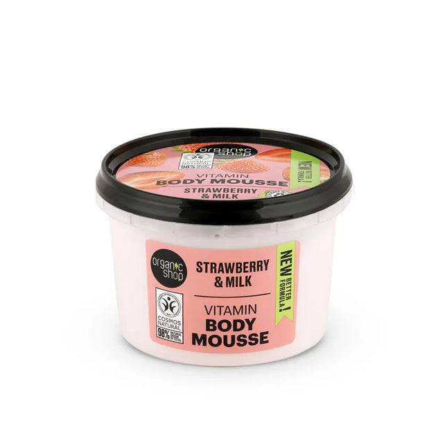 Organic Shop Vitamin Body Mousse Strawberry