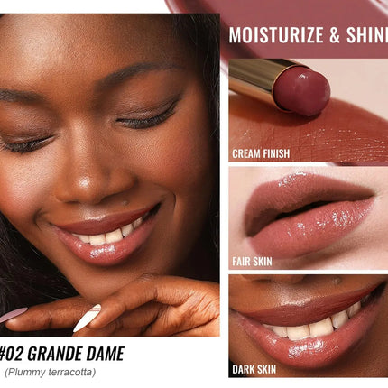 Oulac Moisture Shine Lipstick 02 Grande Dame