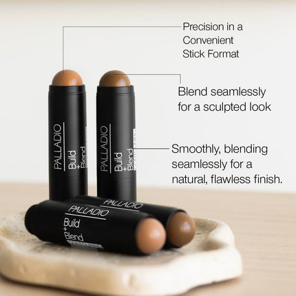 Palladio Beauty Build & Blend Contour Stick Amber Rose