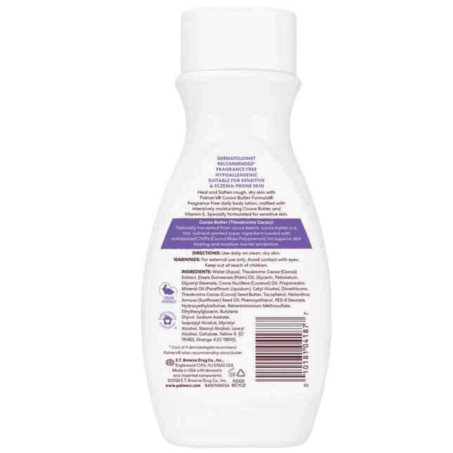 Palmer's Cocoa Butter Formula Lotion Fragrance Free 250 ml