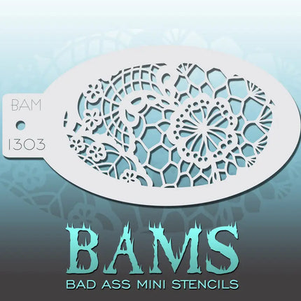 PXP Professional Colours Face Paint Stencil BadAss 1303