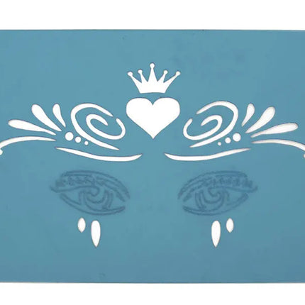 PXP Professional Colours Face Paint Stencil Heart Crown