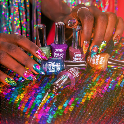 Red Carpet Manicure Astro Flash Cat-Eye Gel Polish Space Cadet