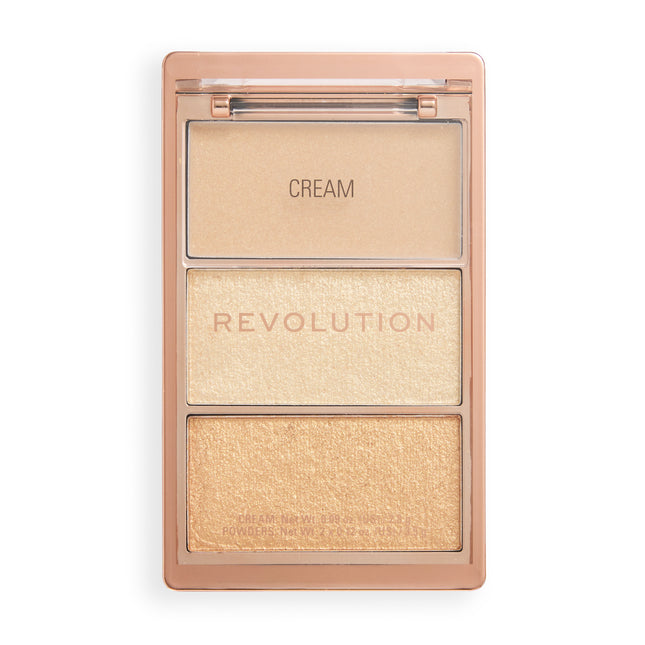 Revolution Highlight Icon Palette Rosy Gold Glow