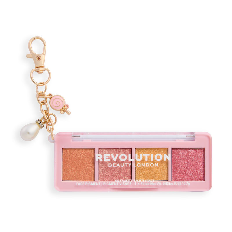 Revolution Icon Edit Candyfloss Pink oogschaduwpalette met shimmer kleuren, foto 3 van 3