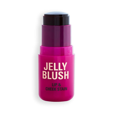 Revolution Jelly Blush Stick Lip and Cheek Stain Cherry Red