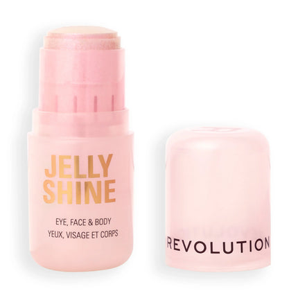 Revolution Jelly Shine Eye, Face & Body Highlight Stick Ethereal Pink