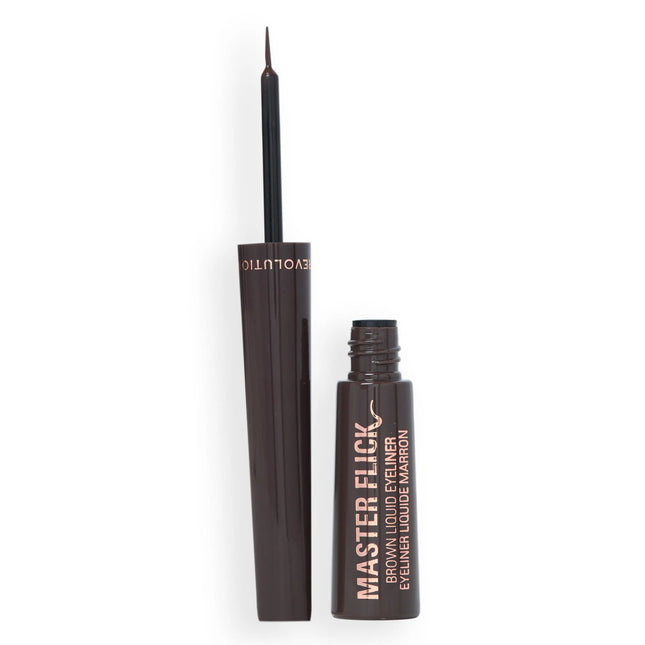 Revolution Master Flick Dip Liquid Eyeliner Mocha Brown