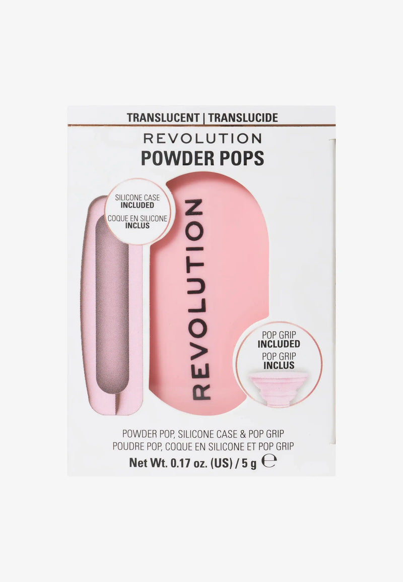 Revolution Powder Pops Translucent & Pop Grip & Silicone Case Pink