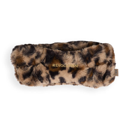 Revolution Pro Miracle Skincare Headband Leopard Print