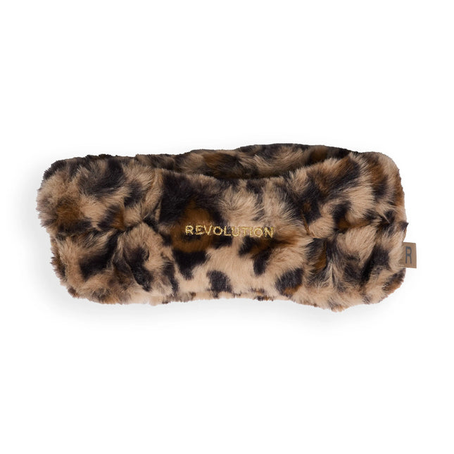 Revolution Pro Miracle Skincare Headband Leopard Print