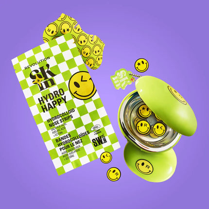 Revolution Skincare x S.W.Smiley Happy Dots Hydrocolloid Spot Patches and Case