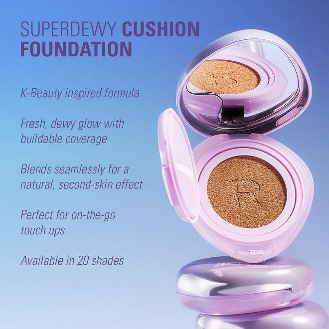 Revolution Superdewy Cushion Foundation Fair Neutral Warm, cushion foundation voor een dewy finish, foto 4 van 10