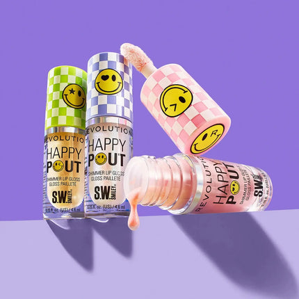 Revolution x S.W.Smiley Happy Pout Lip Gloss Pink Bliss