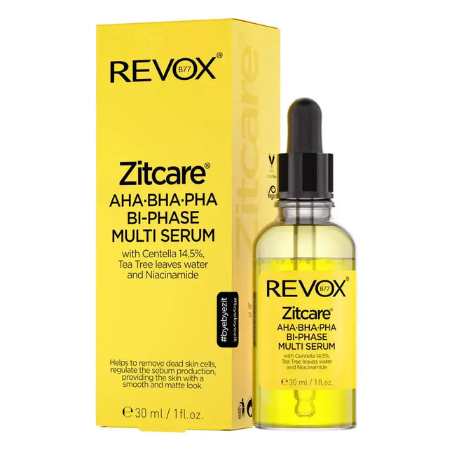Revox Zitcare AHA BHA PHA Multi Serum | shop online at Boozyshop! Revox Zitcare AHA BHA PHA Multi Serum | shop online at Boozyshop!