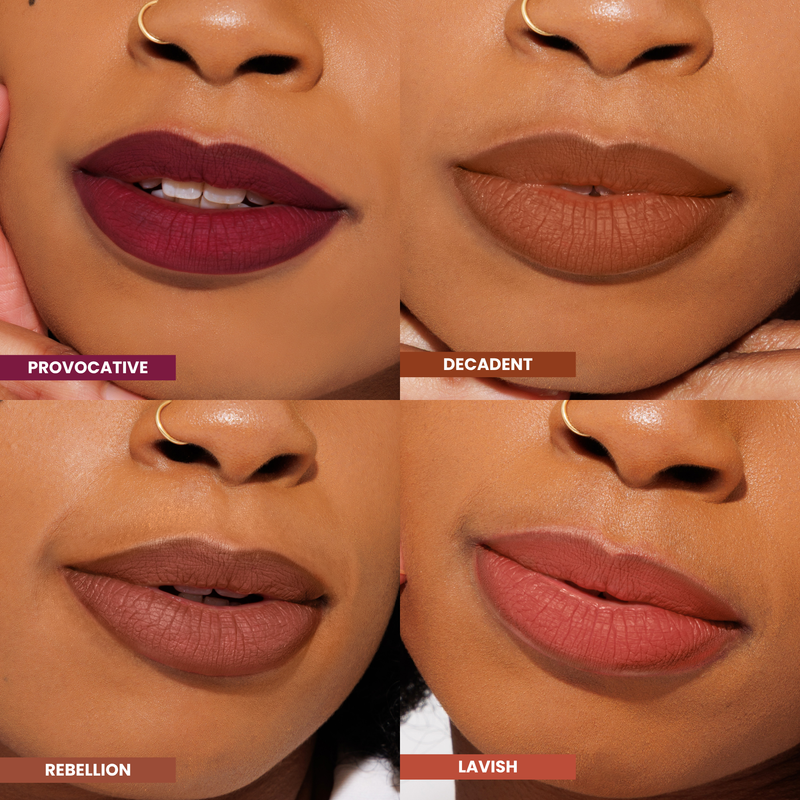 Rude Cosmetics Roaring 20's Matte Lipstick Decadent, matte lipstick met intense kleur, foto 2 van 6