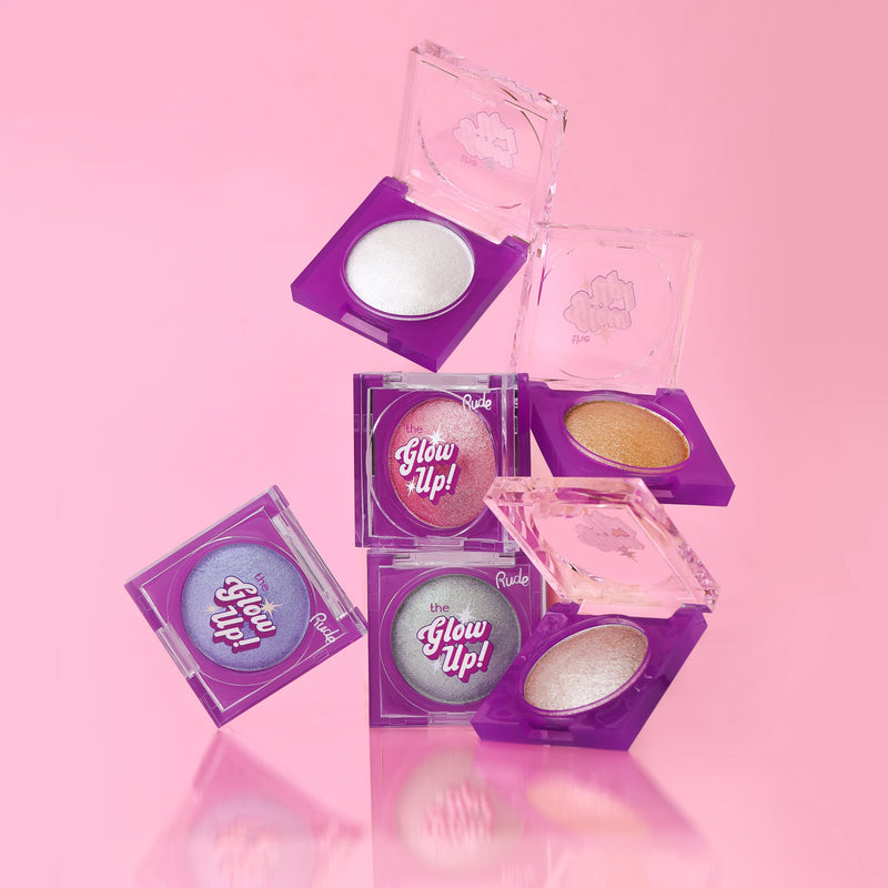 Rude Cosmetics The Glow Up! Diamond Highlighter Seafoam Sparkle voor een diamantachtige finish, foto 6 van 6