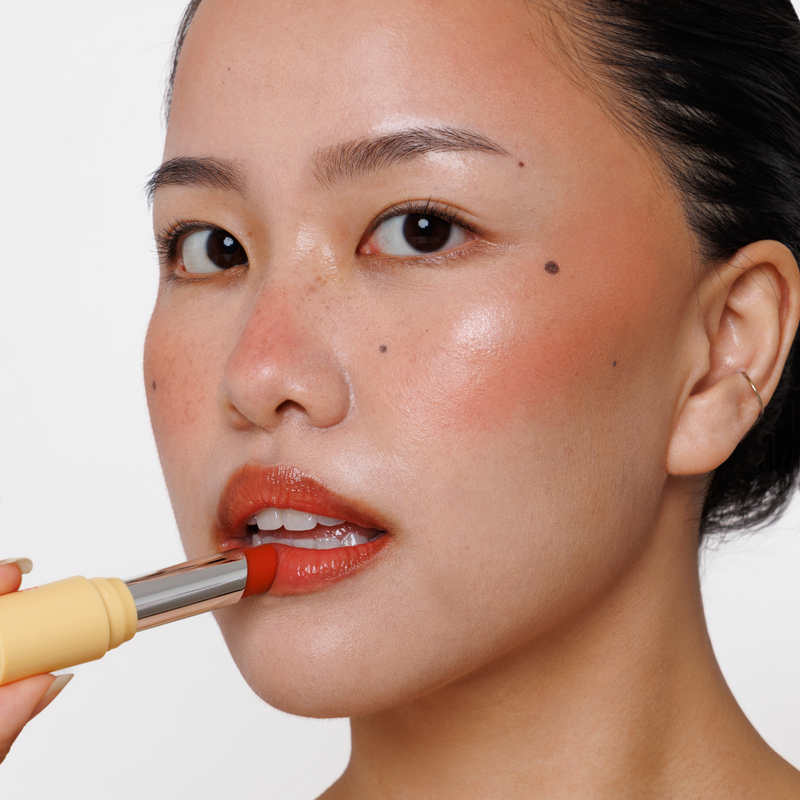 Rude Cosmetics The Glow Up! Glowing Lip Balm Dewy Rose, hydraterende lippenbalsem, foto 2 van 9