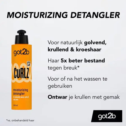 Schwarzkopf Got2b Curlz Moisturizing Detangler