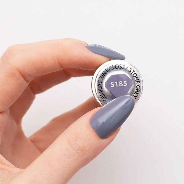 Semilac One Step 3in1 Glossy S185 Stone Grey