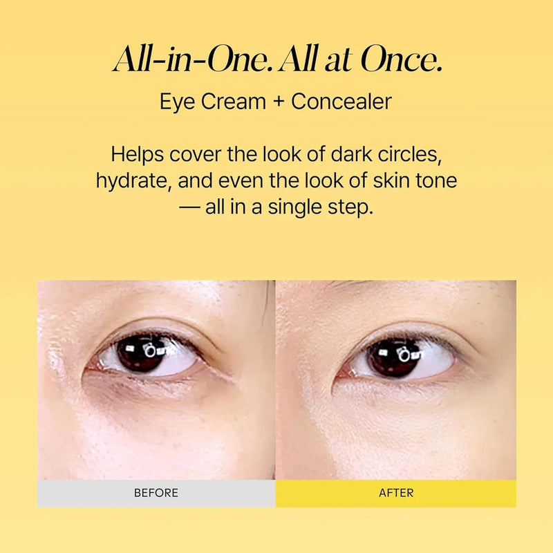 Shaishaishai Banana PDRN Conceal Eye Cream Caramel
