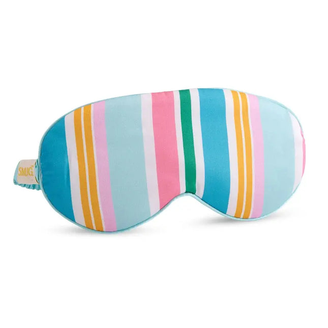 Smug Satin Sleep Mask Bold Stripe