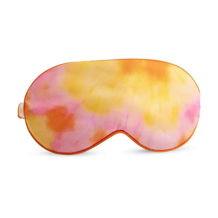 Smug Satin Sleep Mask Orange Tye Dye
