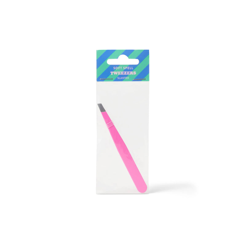 Soft Spell Tweezers Slanted Tip Pink