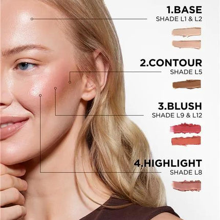 Sosu Cosmetics Complete Canvas Complexion Palette Light