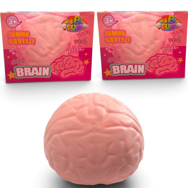 Squishy Brain Squishy XL, extra grote squishy in de vorm van een brein