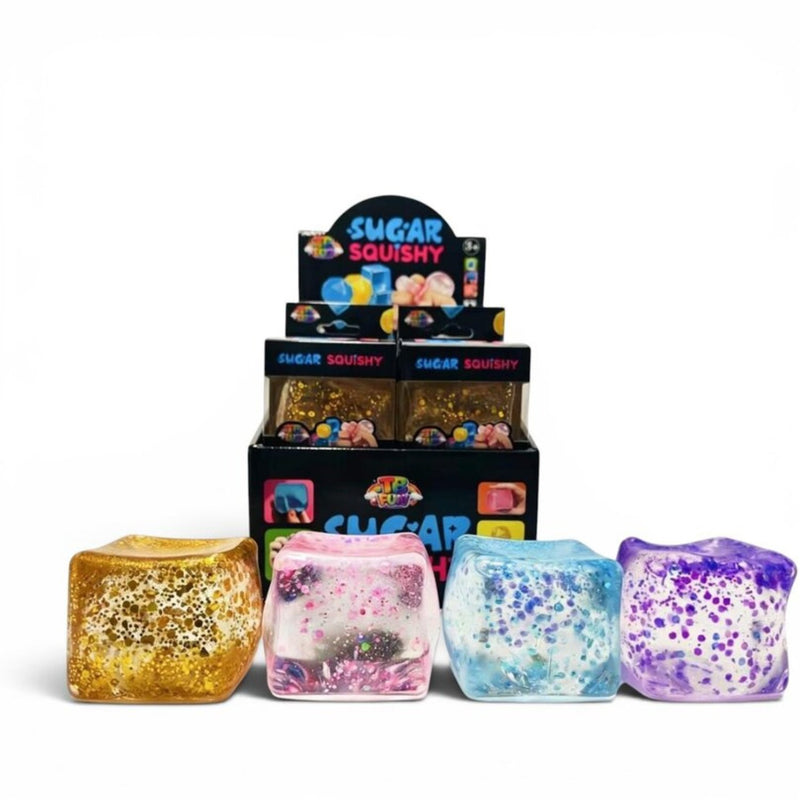 Squishy Mystery Glitter Cube Squishy