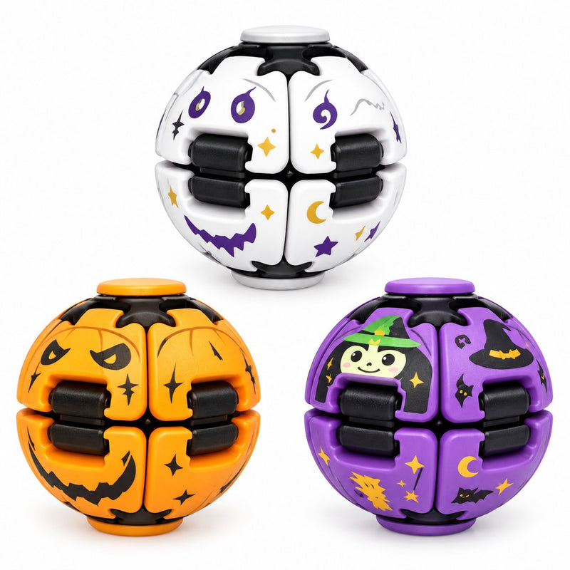 Squishy Mystery Halloween Fidget Ball Spinner, squishy fidget spinner met Halloween-thema