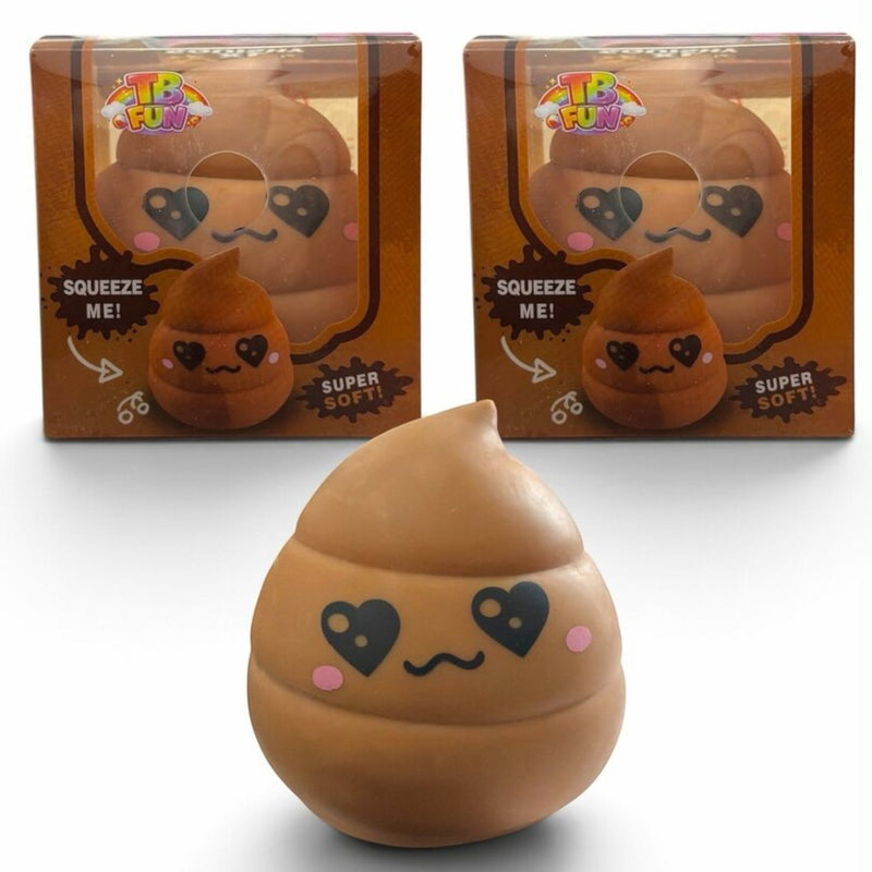 Squishy Poop Squishy XL, extra grote squishy in de vorm van een drolletje