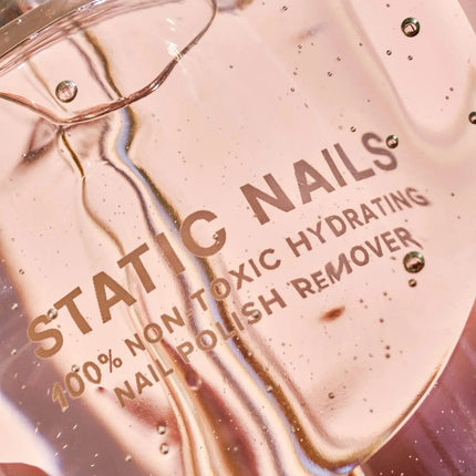 Static Nails 100% Non-Toxic, Odorless Polish & Pop-On Remover Clear