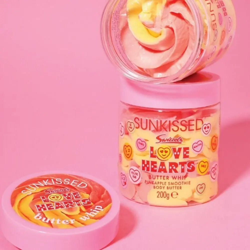 X Love Hearts Butter Whip Body Butter Pineapple Smoothie 200g