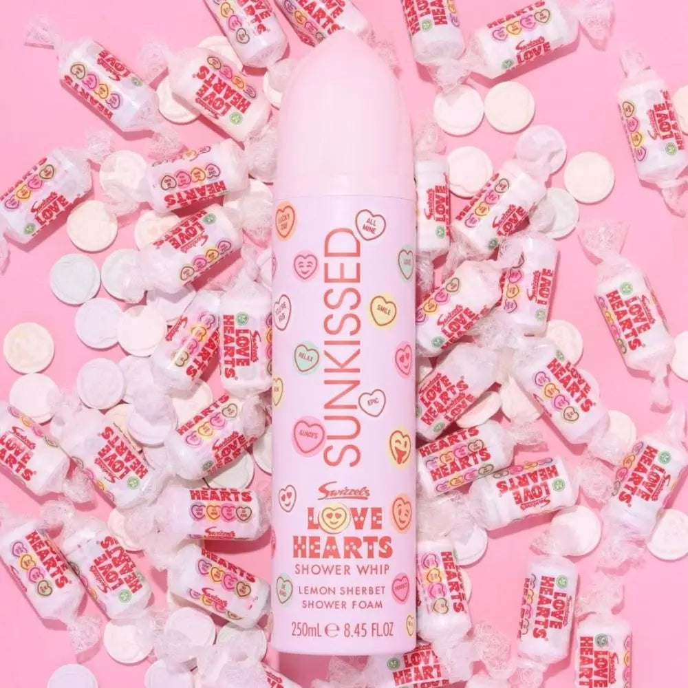 X Love Hearts Shower Whip Foam